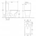 Унитаз WeltWasser Rotbach 011 GL-WT безободковый торнадо