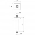 Держатель верхнего душа Aquatek AQ2172CR