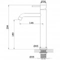Смеситель для раковины Felice 0625 bianco opaco