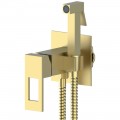 Смеситель с гигиеническим душем встраиваемый Felice 0710 oro opaco