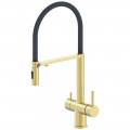 Смеситель для кухни Felice 1314 oro opaco-nero