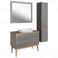 Комплект мебели ASB-Woodline Каталина 100 grey