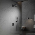 Душевая система встраиваемая Vincea Inspire VSFW-3I21MT4MB термостат