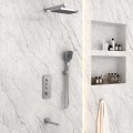 Душевая система встраиваемая Vincea Inspire VSFW-433T1CH термостат