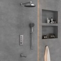 Душевая система встраиваемая Vincea Inspire VSFW-433TI2CH термостат