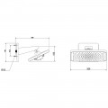 Верхний душ Vincea Inspire VSHD-3I4CGM