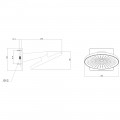 Верхний душ Vincea Inspire VSHD-3I5CMB