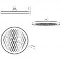 Верхний душ Vincea VSHD-42CMB