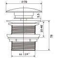 Донный клапан Vincea DBS0-216MB