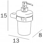 Дозатор жидкого мыла Inda Mito A2010NNE+A2012ANE21