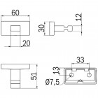Крючок Inda Lea A1820ADR