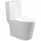 Унитаз SantiLine SL-5045 моноблок безободковый торнадо