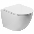 Унитаз подвесной SantiLine SL-5005T безободковый торнадо