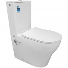 Унитаз Bloomix Rittberger AD3092RSB/F1 Ceramic+ безободковый с функцией биде и смесителем