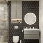 Зеркало Art&Max Bolzano AM-Boz-780-DS-C