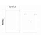 Зеркало Art&Max Zoe AM-Zoe-500-800-DS-F