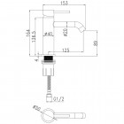 Смеситель для раковины SantiLine SL-9003MB