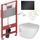 Инсталляция TECE 9400401-9240407 + унитаз Esbano Teruel-WBN безободковый с биде и смесителем