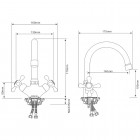 Смеситель для раковины Olive'S Anari AN19100