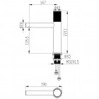 Смеситель для раковины Olive'S Mansa 36100MNG