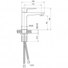 Смеситель для раковины Olive'S Navarra 25100NRGM