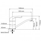 Смеситель для раковины Olive'S Olisan Profi PF1501