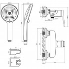 Смеситель для душа Olive'S Riva 39200RV