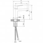 Смеситель для раковины Olive'S Tieso 26100TSB