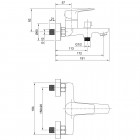 Смеситель для ванны Olive'S Tieso 26201TSB