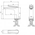 Смеситель для раковины Olive'S Viar 28100VRW