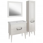 Комплект мебели ASB-Mebel Летиция 80 белый/хром