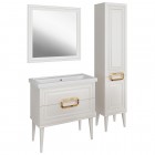 Комплект мебели ASB-Mebel Летиция 80 белый/золото