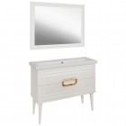 Комплект мебели ASB-Mebel Летиция 100 белый/золото