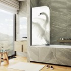 Шторка на ванну MaybahGlass MGV-930-ФП003-6