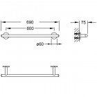 Полотенцедержатель Steinberg 650 2600