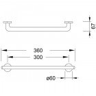 Поручень Steinberg 650 2630