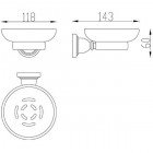 Мыльница настенная Gro Welle Muskat MSK561
