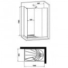 Душевой уголок Sturm Klima ST-KLIM1308-RTRCR1380x850x1900 R