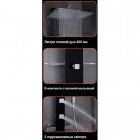 Душевая панель Valentin I-Deco Tower black