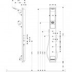 Душевая панель Hansgrohe Pharo SkyLine 26017000
