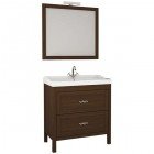 Комплект мебели ASB-Woodline Римини 80 бук тироль массив ясеня