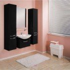 Зеркало Акватон Ария 65 чёрный глянец 1A133702AA950