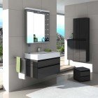 Шкаф Акватон Ричмонд чёрный R 1A145503RD95R