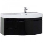 Тумба под раковину Aquanet Опера 115 R черный 00169659