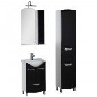 Комплект мебели Aquanet Асти 55 М черный 00180327