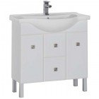 Тумба с раковиной Aquanet Стайл 85 белый 00181502 + 00177620