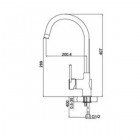 Смеситель для мойки Frap Lux Dolley G4006