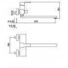 Смеситель Frap Lux Mossow G2208