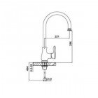 Смеситель для мойки Frap Lux Porscoher G4002