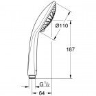 Ручной душ Grohe Euphoria 110 Champagne 27222000